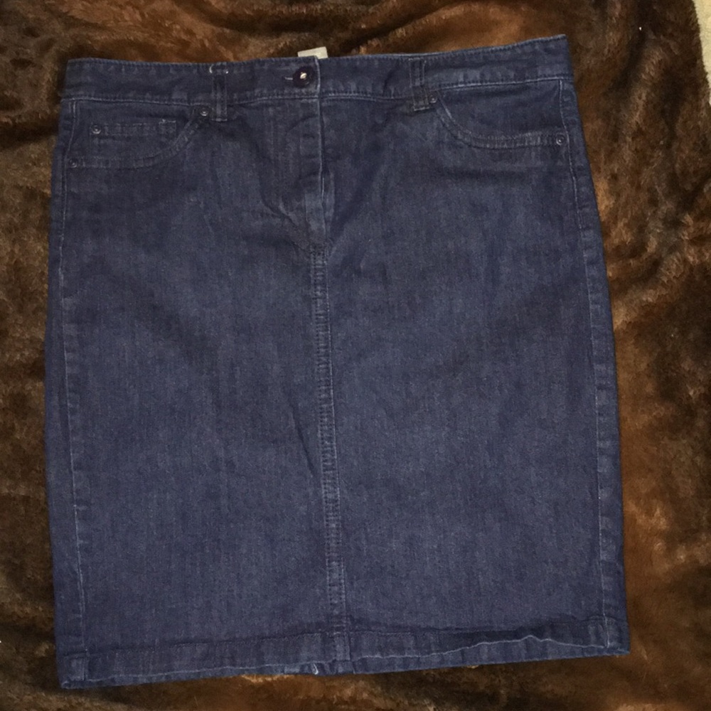 Skirt 21 inches long denim strechy